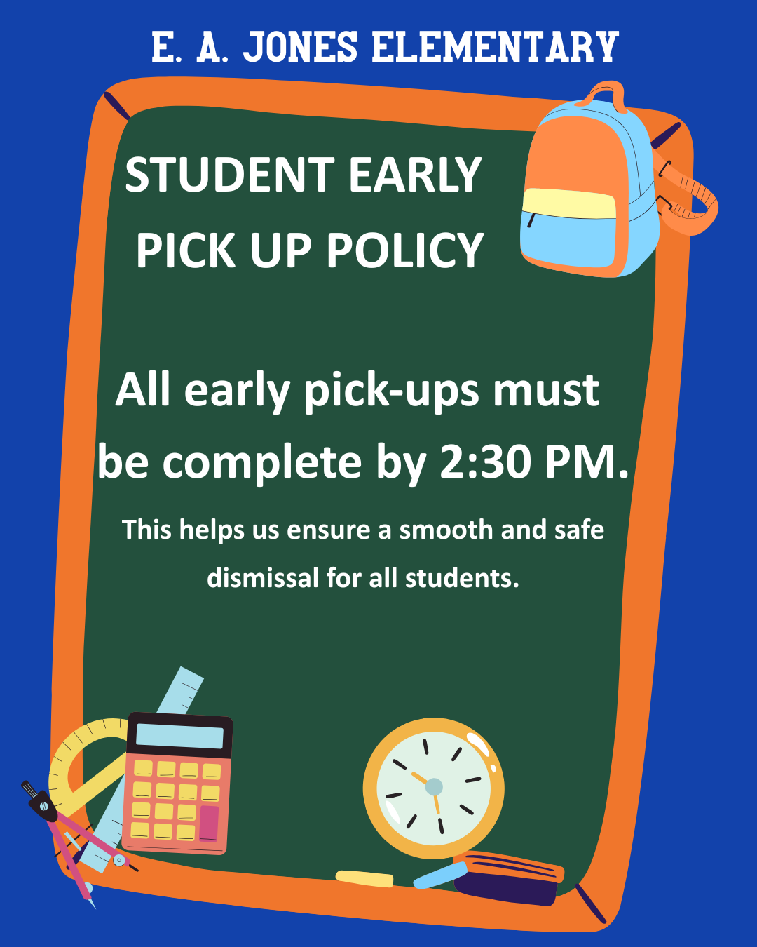  Student Pickup Policy